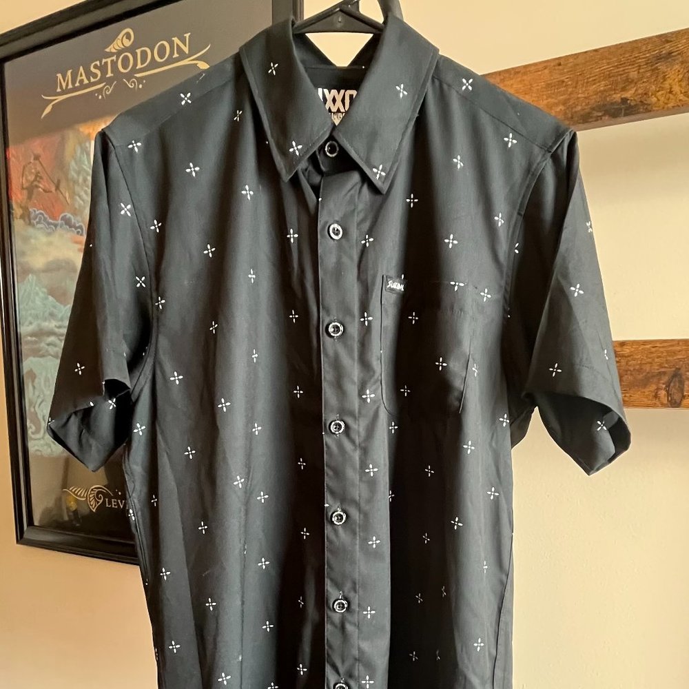 DIXXON SUICIDAL TENDENCIES Party Shirt, Black, Men's Small